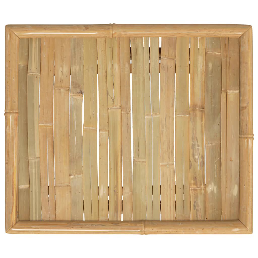 vidaXL Garden Table 65x55x30 cm Bamboo
