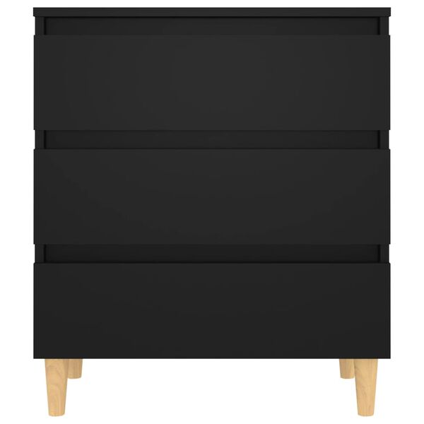 vidaXL Sideboard Black 60x35x69 cm Engineered Wood
