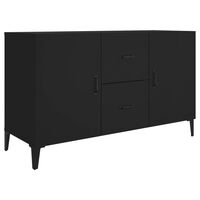 vidaXL Sideboard Black 100x36x60 cm Engineered Wood, black vidaXL Sideboard Black 100x36x60 cm Engineered Wood