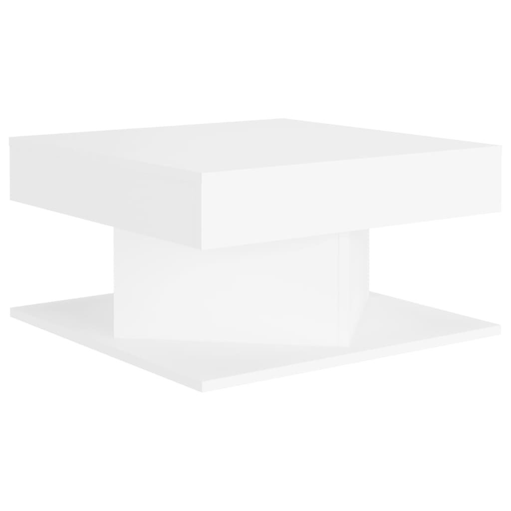 vidaXL Coffee Table White 57x57x30 cm Engineered Wood