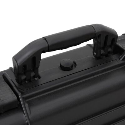 vidaXL Wheeled Flight Case Black 96x42x16 cm PP,  vidaXL Wheeled Flight Case Black 96x42x16 cm PP