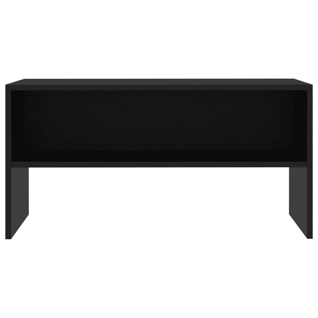 vidaXL TV Cabinet Black 80x40x40 cm Engineered Wood