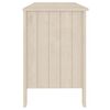 vidaXL Desk HAMAR Honey Brown 113x50x75 cm Solid Wood Pine