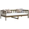 vidaXL Day Bed without Mattress Honey Brown Solid Wood Pine 90x200cm
