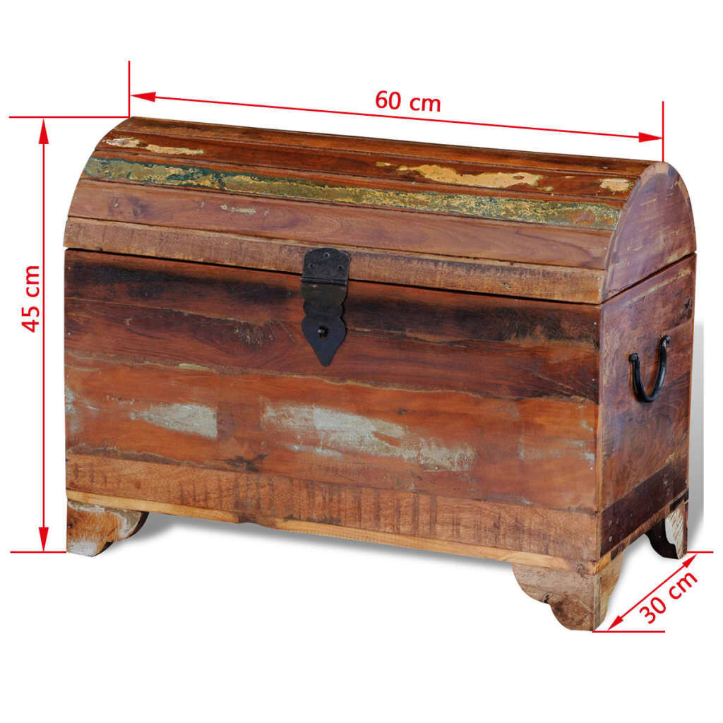 vidaXL Reclaimed Storage Chest Solid Wood