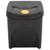 vidaXL Stackable Garbage Bin Boxes 4 pcs Grey 100 L Polypropylene
