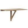 vidaXL Folding Wall Table Oak 100x60 cm