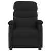vidaXL Recliner Chair Black Fabric