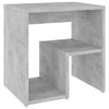vidaXL Bed Cabinet Concrete Grey 40x30x40 cm Engineered Wood