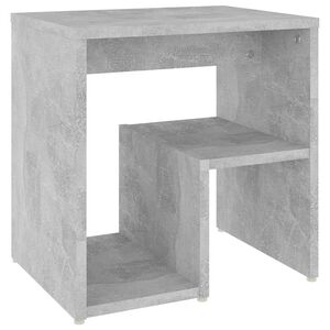 vidaXL Bed Cabinet Concrete Grey 40x30x40 cm Engineered Wood