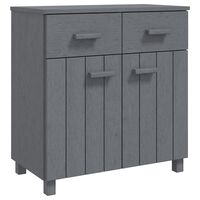 vidaXL Sideboard HAMAR Dark Grey 79x40x80 cm Solid Wood Pine, dark grey vidaXL Sideboard HAMAR Dark Grey 79x40x80 cm Solid Wood Pine
