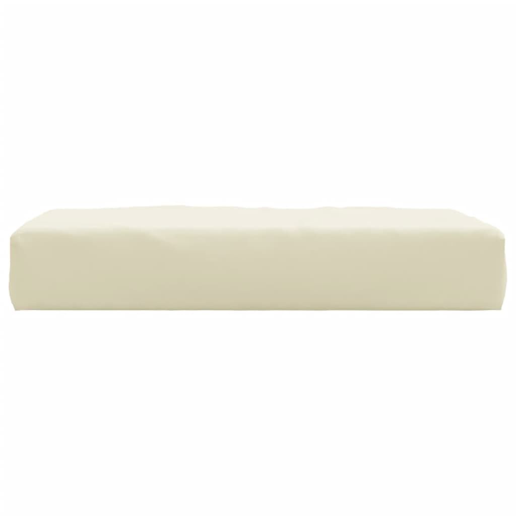 vidaXL Pallet Cushion Cream 60x60x6 cm Oxford Fabric