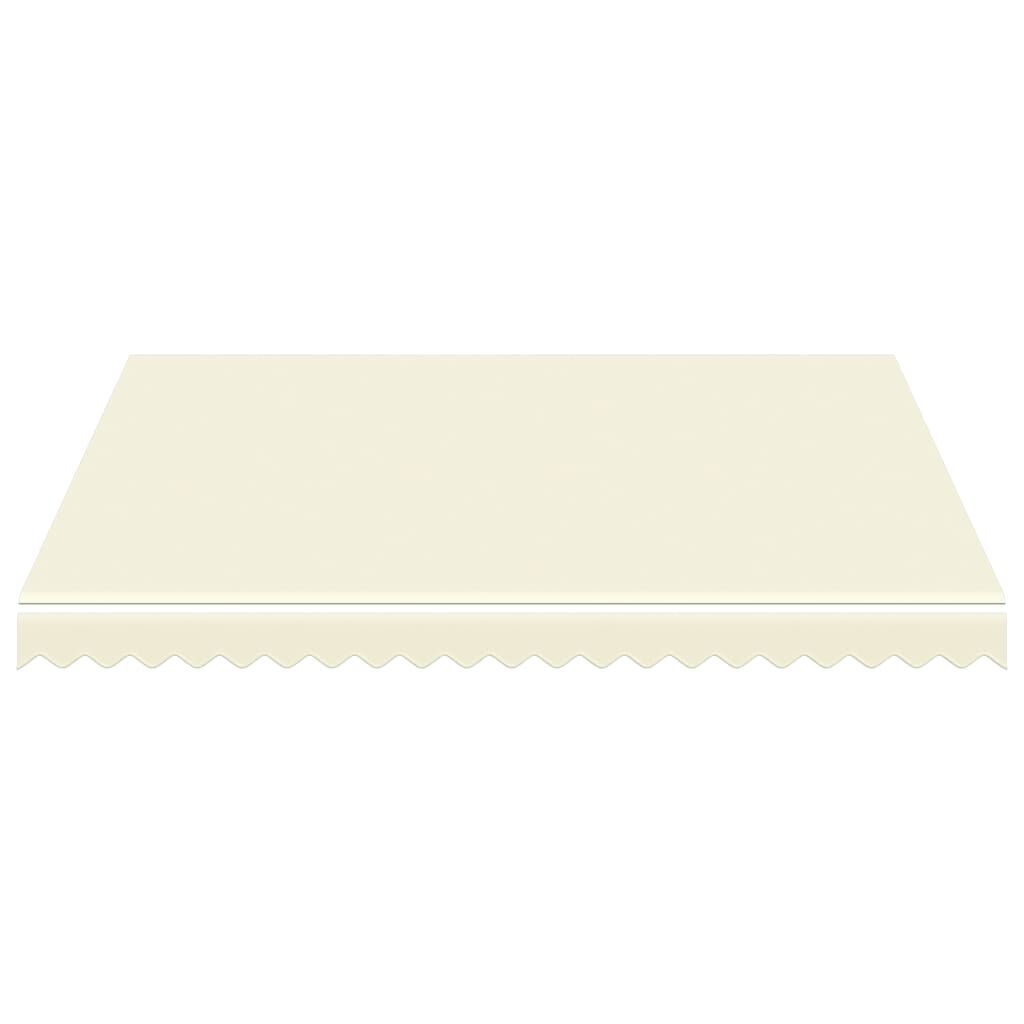 vidaXL Awning Top Sunshade Canvas Cream 300x250 cm