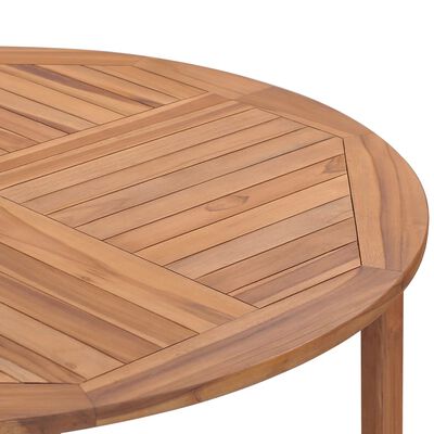 vidaXL Garden Dining Table Ø110x75 cm Solid Wood Teak,  vidaXL Garden Dining Table Ø110x75 cm Solid Wood Teak