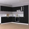 vidaXL Hanging Cabinet Lyon Black 60x31x40 cm Engineered Wood