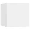 vidaXL 6 Piece TV Cabinet Set White Engineered Wood