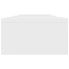 vidaXL Monitor Stand White 100x24x13 cm Engineered Wood