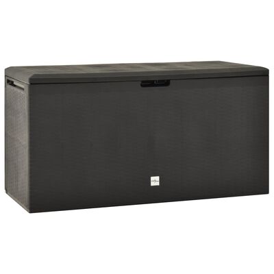 vidaXL Garden Storage Box Anthracite 114x47x60 cm, anthracite vidaXL Garden Storage Box Anthracite 114x47x60 cm