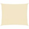 vidaXL Sunshade Sail 160 g/m&sup2; Cream 2.5x3 m HDPE