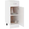 vidaXL Drawer Bottom Cabinet Lyon White 30x46x81.5 cm Engineered Wood