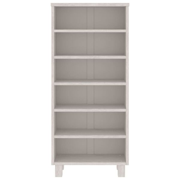 vidaXL CD Cabinet HAMAR White 45x18x100 cm Solid Wood Pine