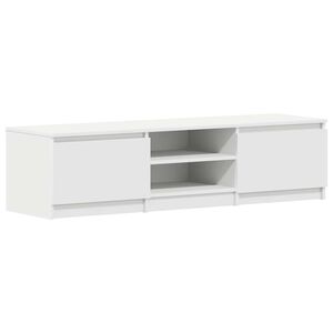vidaXL TV Cabinet | White | Engineered Wood | TV Cabinet | Rectangular
