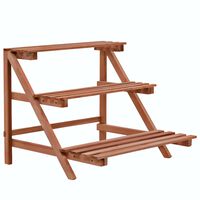 vidaXL 3-Tier Plant Stand Cedar Wood 48x45x40 cm,  vidaXL 3-Tier Plant Stand Cedar Wood 48x45x40 cm