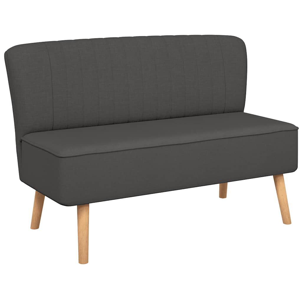 vidaXL Sofa Fabric 117x55.5x77 cm Dark Grey