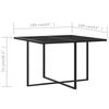 vidaXL 5 Piece Outdoor Dining Set with Cushions Poly Rattan Grey