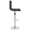 vidaXL Bar Stool Brown Faux Leather