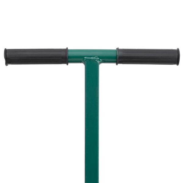 vidaXL Compost Spreader 75L Green Ø40x60 cm Steel