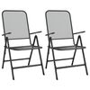 vidaXL 3 Piece Garden Dining Set Expanded Metal Mesh Anthracite