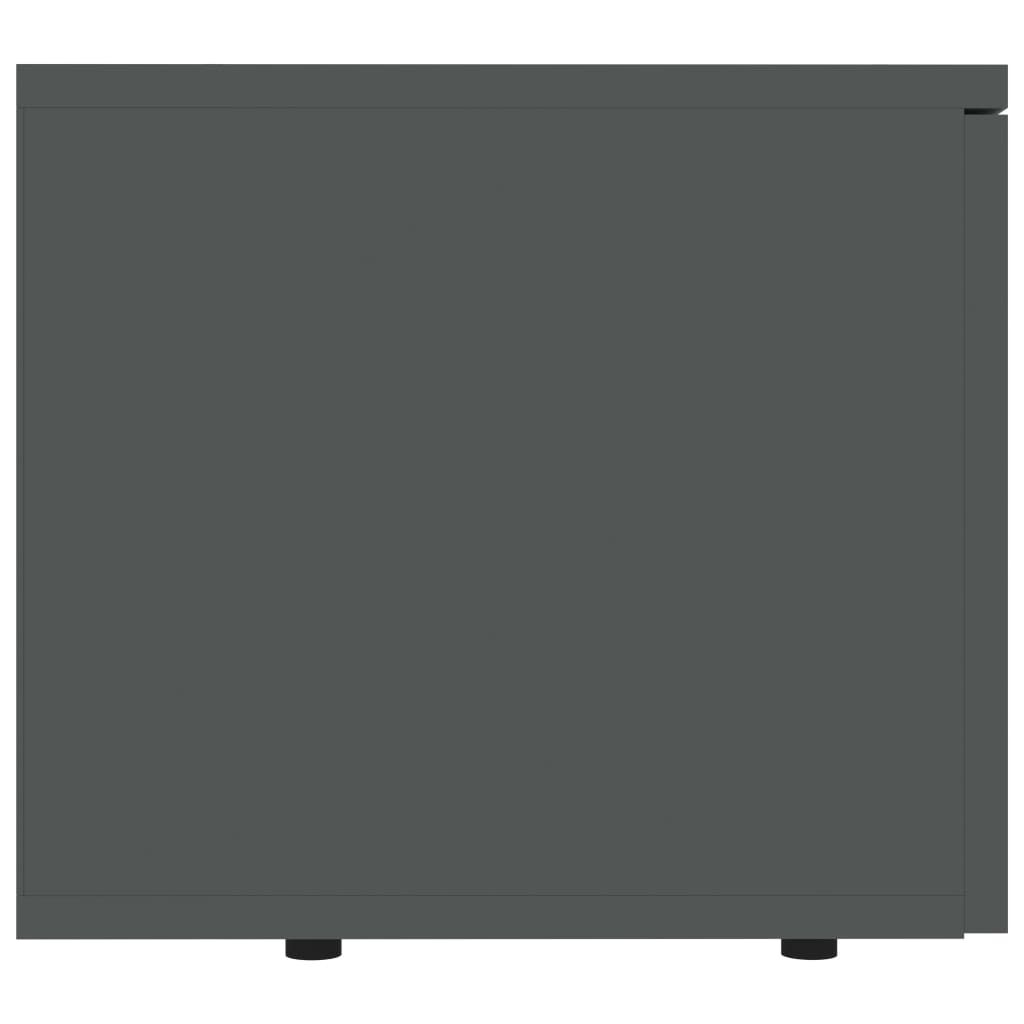 vidaXL TV Cabinet Black 80x34x30 cm Engineered Wood
