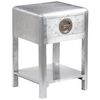 vidaXL Aviator End Table with 1 Drawer Vintage Aircraft Airman Style