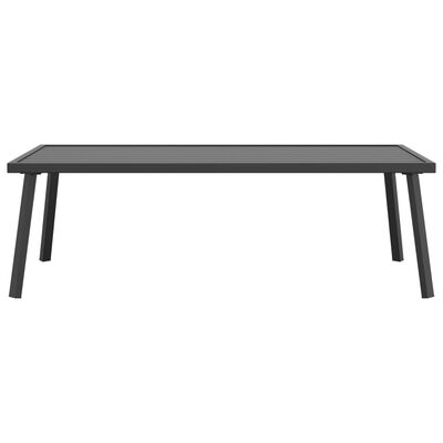 vidaXL Garden Coffee Table Anthracite 110x55x35cm Steel,  vidaXL Garden Coffee Table Anthracite 110x55x35cm Steel