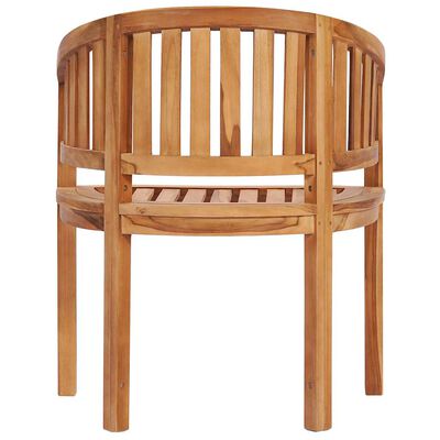 vidaXL Banana Chair Solid Teak Wood,  vidaXL Banana Chair Solid Teak Wood