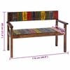 vidaXL Dining Chairs 4 pcs Solid Reclaimed Wood
