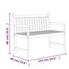vidaXL 4 Piece Garden Dining Set Solid Wood Teak