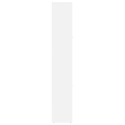 vidaXL Bathroom Cabinet White 30x30x183.5 cm Engineered Wood, white vidaXL Bathroom Cabinet White 30x30x183.5 cm Engineered Wood