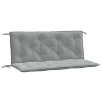 vidaXL Garden Bench Cushions 2 pcs Melange Light Grey 120x50x7 cm Fabric