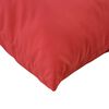 vidaXL Sofa Cushions 4 pcs Red 50x50 cm Fabric