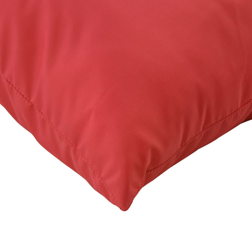 vidaXL Sofa Cushions 4 pcs Red 50x50 cm Fabric