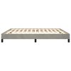 vidaXL Bed Frame without Mattress Light Grey 183x203 cm King Velvet