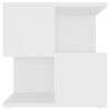 vidaXL Side Table White 40x40x40 cm Engineered Wood