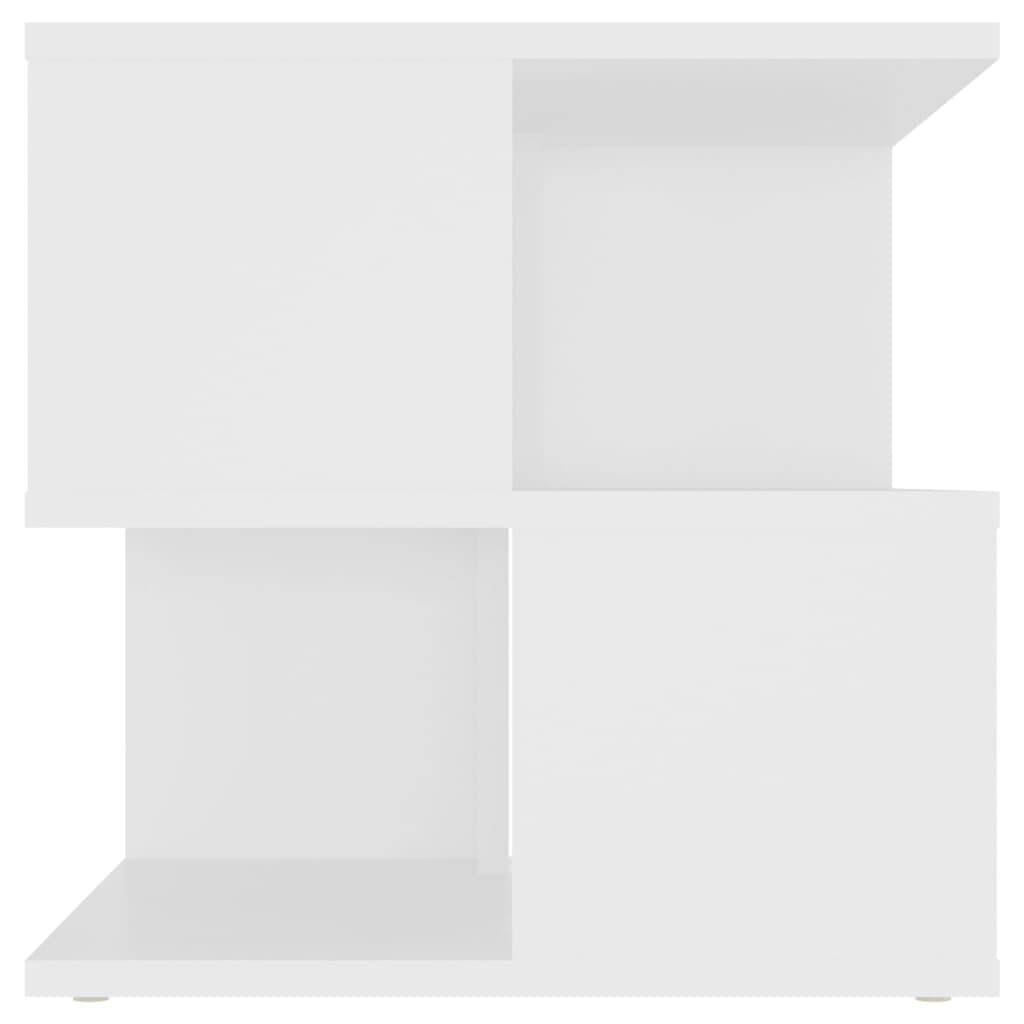 vidaXL Side Table White 40x40x40 cm Engineered Wood