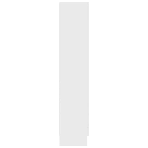 vidaXL Vitrine Cabinet White 82.5x30.5x150 cm Engineered Wood