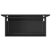 vidaXL 2 Piece Bathroom Furniture Set Black Engineered Wood