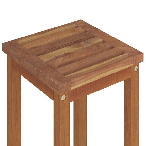 vidaXL Bar Stools 4 pcs Solid Wood Acacia