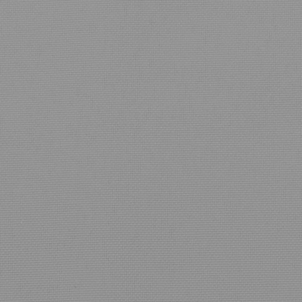 vidaXL Garden Bench Cushions 2pcs Grey 100x50x7 cm Oxford Fabric