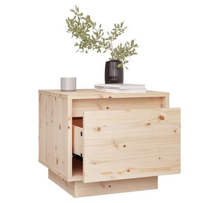 vidaXL Bedside Cabinets 2 pcs 35x34x32 cm Solid Wood Pine, natural vidaXL Bedside Cabinets 2 pcs 35x34x32 cm Solid Wood Pine